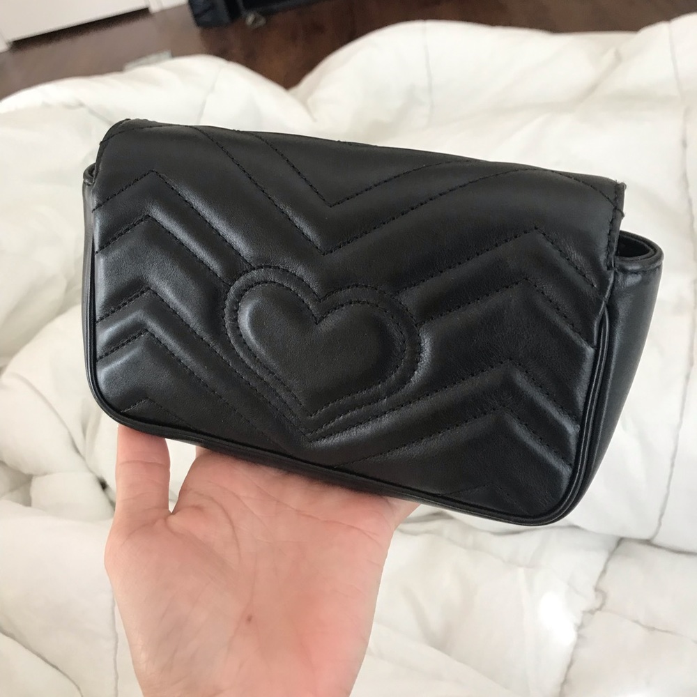 GG Marmont matelassé leather super mini bag
